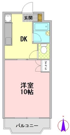 大岡駅 徒歩17分 2階の物件間取画像